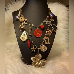 FP Maxamillion Louis Vuitton Flower Power Charm Necklace NWT